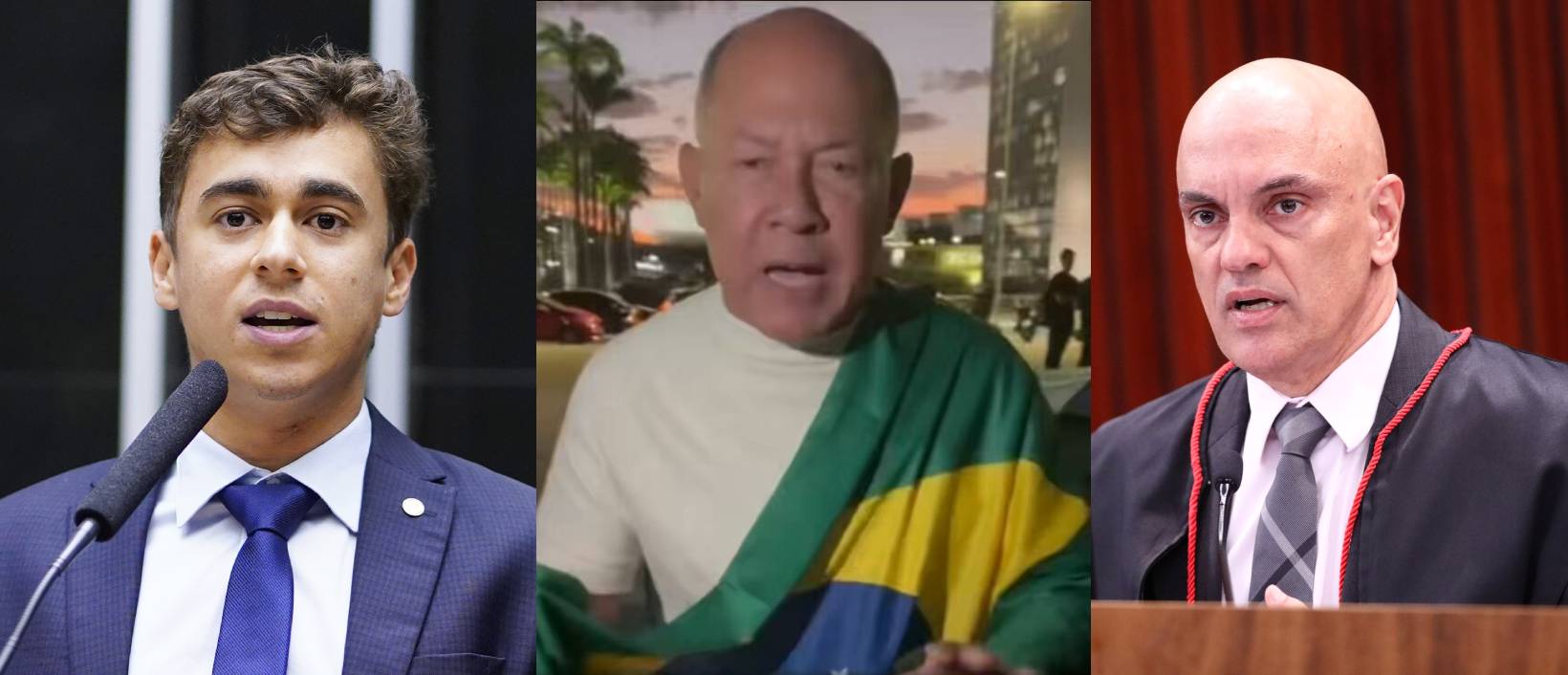 Nikolas defende Chrisóstomo após ameaça de prisão do ministro Alexandre de Moraes
