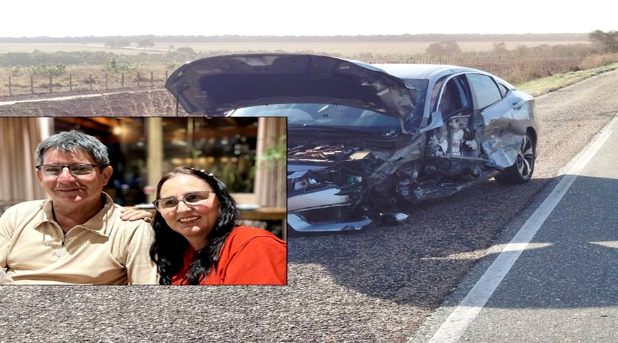 Casal de Vilhena morre em grave acidente durante retorno do Tocantins
