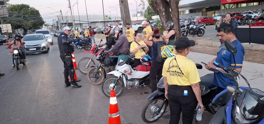 Semana Nacional de Prevenção de Sinistros com Motociclistas é aberta em Porto Velho