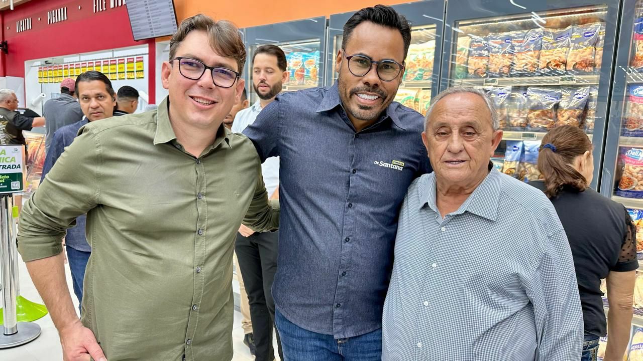 Vereador Dr. Santana prestigia inauguração da 21º Supermercado Irmãos Gonçalves em RO