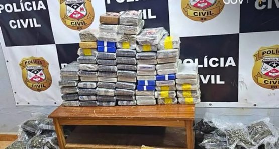 Polícia Civil desarticula rota do tráfico e apreende 100 Kg de drogas em Rondônia