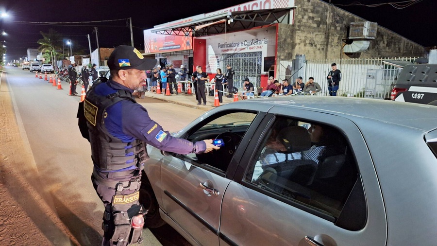 Para reforçar segurança no trânsito, operação Lei Seca é realizada em seis municípios rondonienses