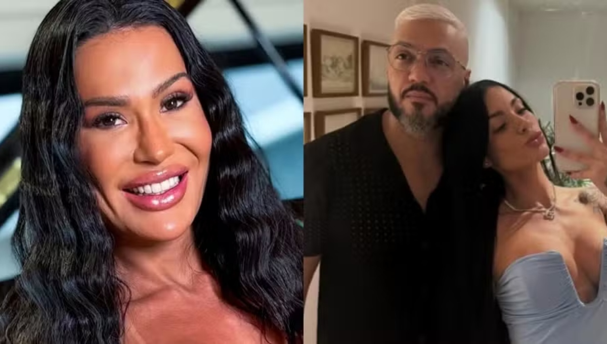 Gracyanne Barbosa cutuca Rayane Figliuzzi e alfineta boatos de traição de Belo

