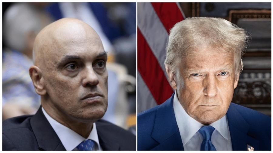 Donald Trump avança para sancionar esposa de Moraes após prisão de Bolsonaro
