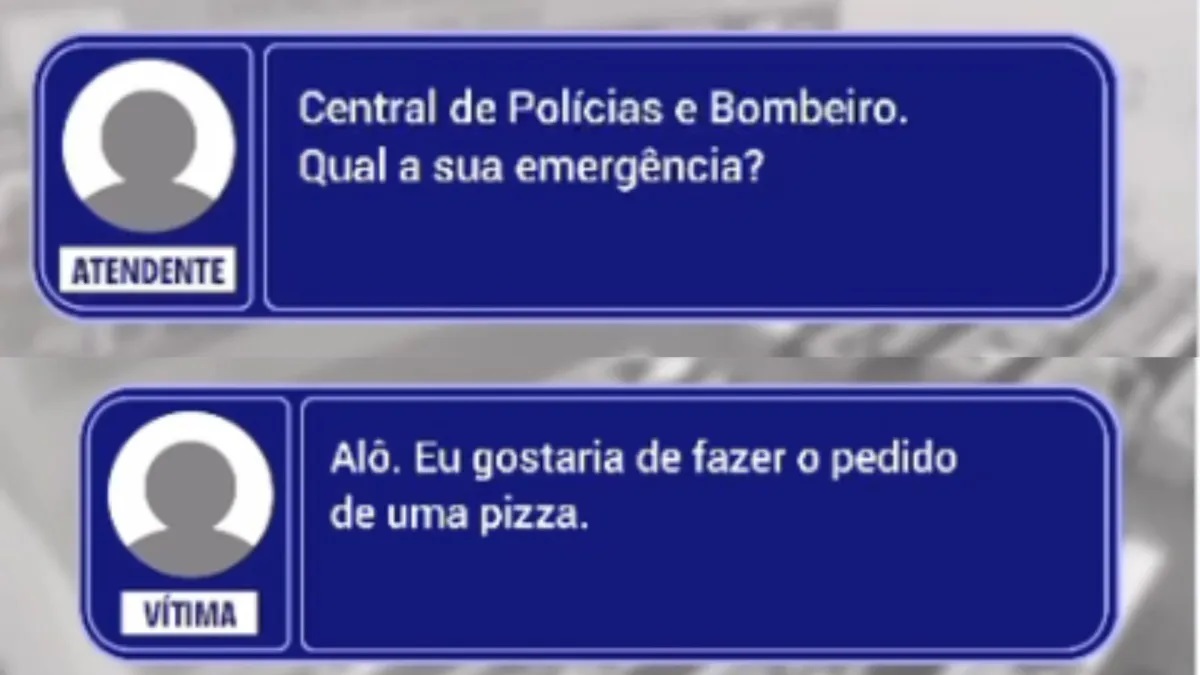 Mulher finge pedir pizza em ligação com PM para denunciar violência na Bahia
