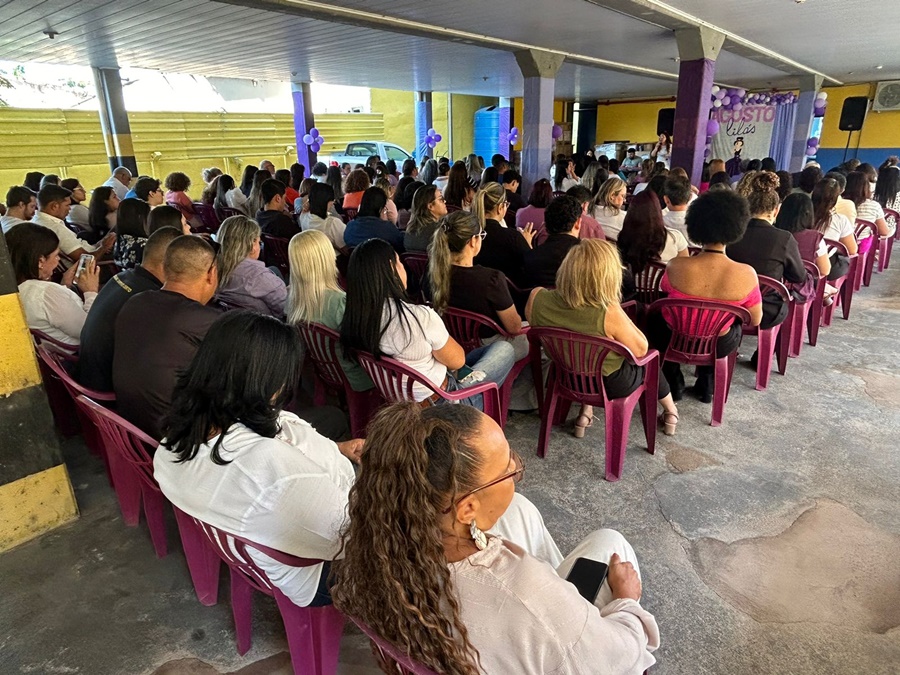 Semed realiza evento com foco no combate à violência contra a mulher em Porto Velho
