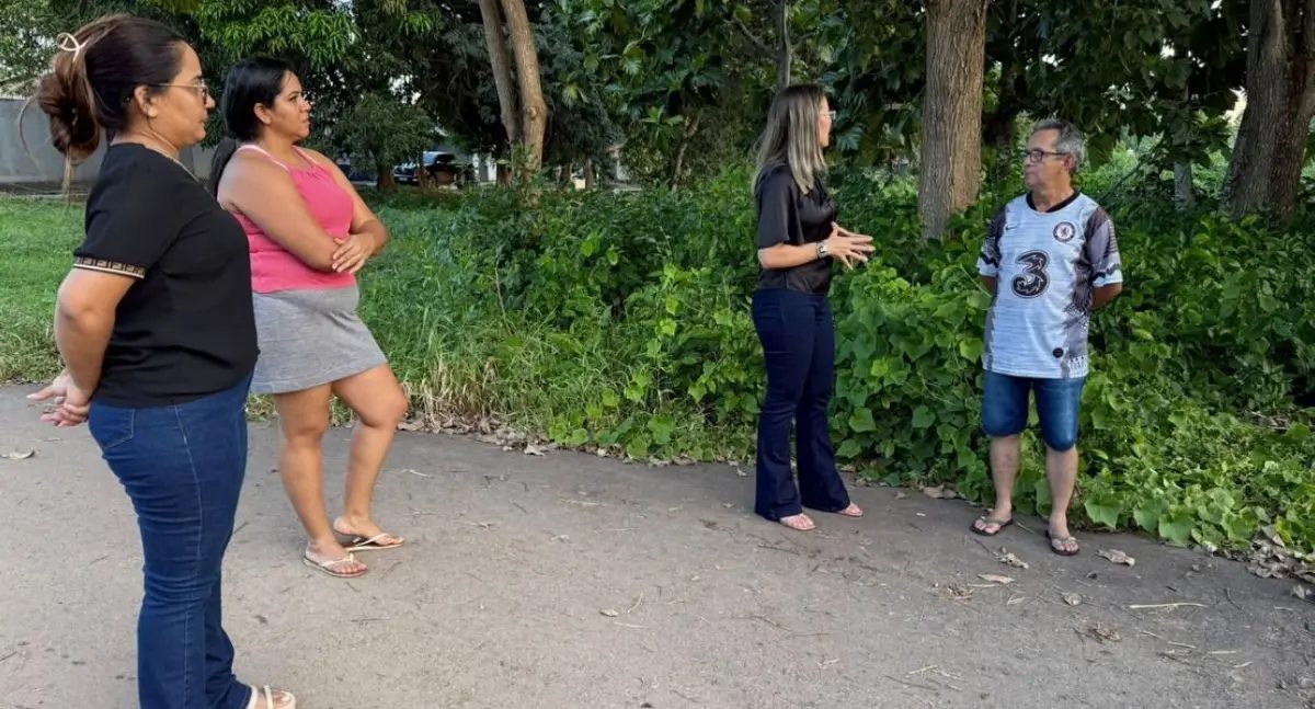 Pedido de Sofia Andrade garante limpeza de córrego na Rua Gruta Azul em Castanheira
