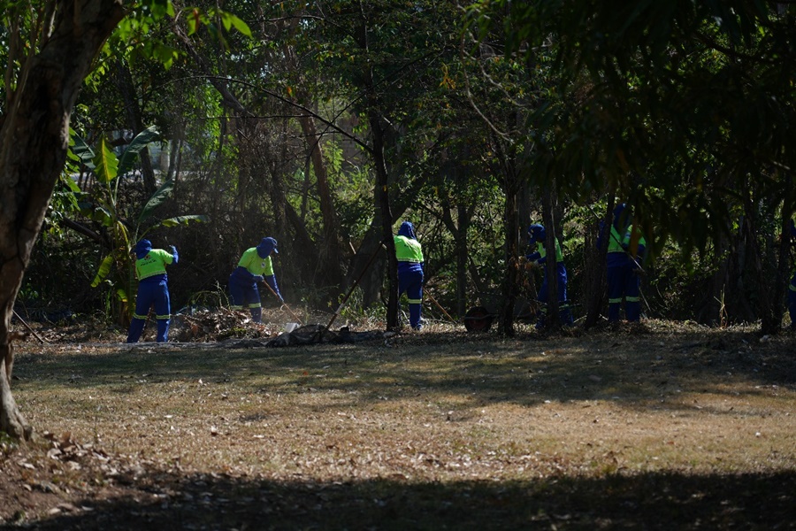 Área de Preservação Permanente na região central de Porto Velho recebe ação de limpeza e manutenção