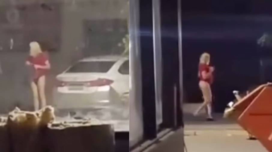 "Pastor de calcinha" é visto novamente andando pelas ruas e revolta fiéis da igreja
