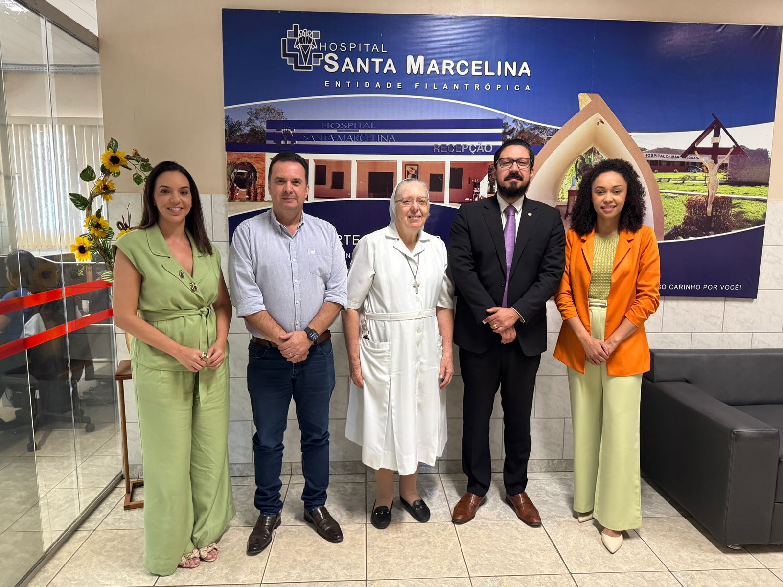 Dr. Luís do Hospital visita Hospital Santa Marcelina e garante apoio à unidade