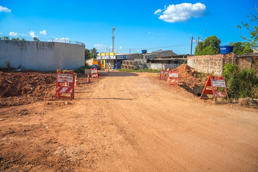 Prefeitura trabalha para sanar problema histórico de infraestrutura em Porto Velho