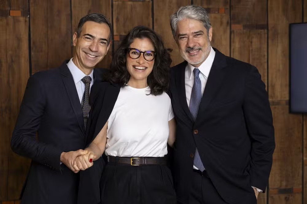 William Bonner se despede do 'Jornal Nacional'; Renata e César Tralli formarão nova dupla