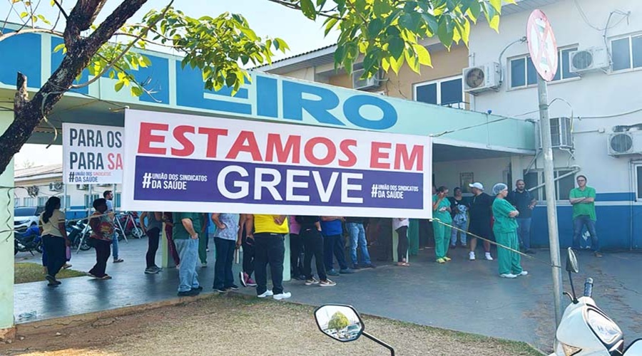 Profissionais da saúde iniciam greve em RO e mantêm apenas atendimentos de urgência