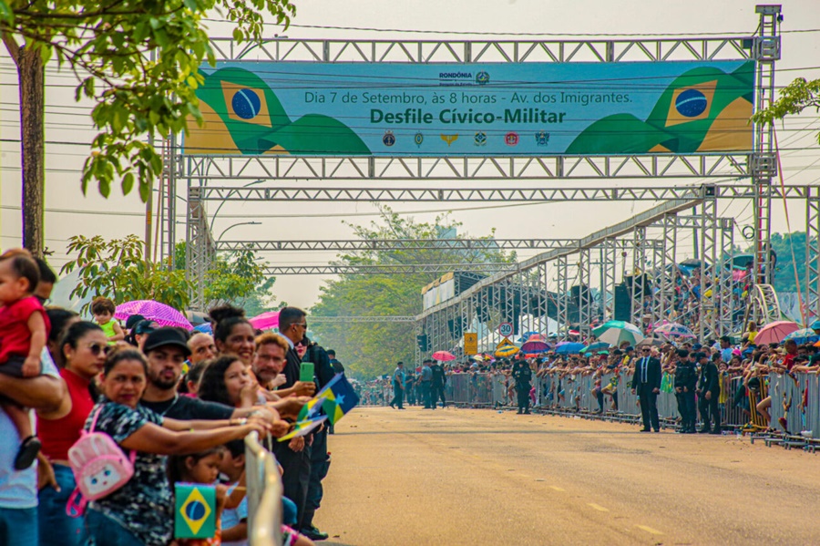 Desfile cívico-militar acontece neste domingo, 7, na Avenida Santos Dumont, em Porto Velho