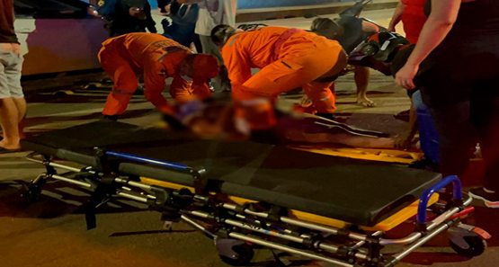 Motociclista ferido em acidente é preso com mandado em aberto