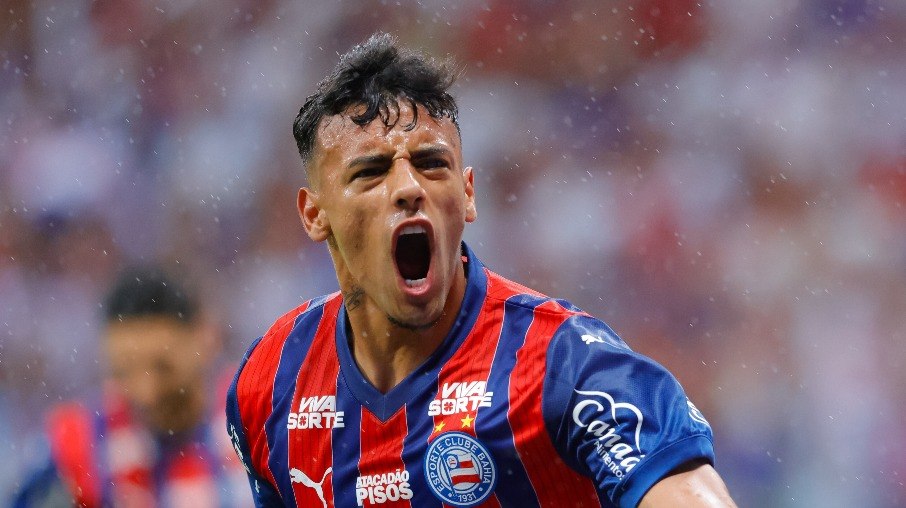 Bahia deve lucrar bolada de R$ 2 milhões por gol de atacante uruguaio
