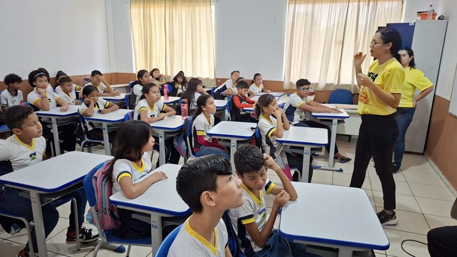 Cidadania no trânsito é fortalecida pelo governo de RO com Projeto Agente Mirim, em Porto Velho
