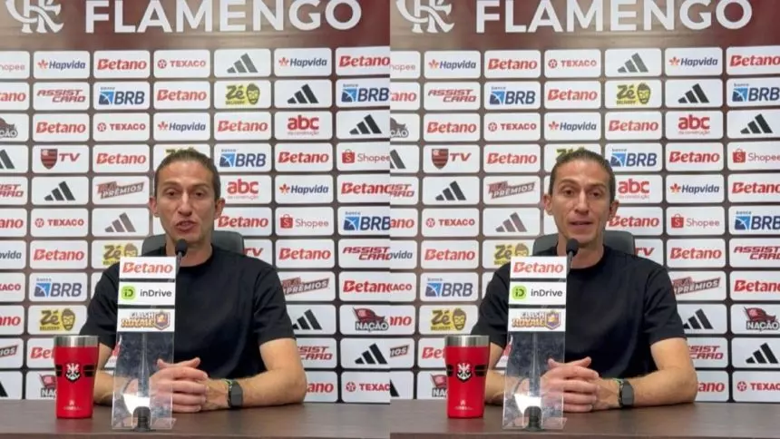 Filipe Luís opina sobre Diniz após empate no jogo do Flamengo e Vasco: “Todo mundo sabe…”
