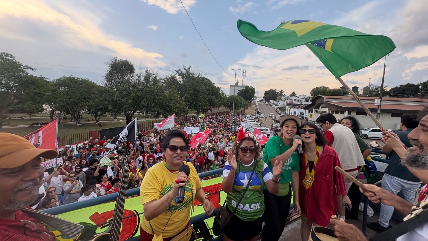 Protesto contra Anistia e Blindagem é realizado em Porto Velho