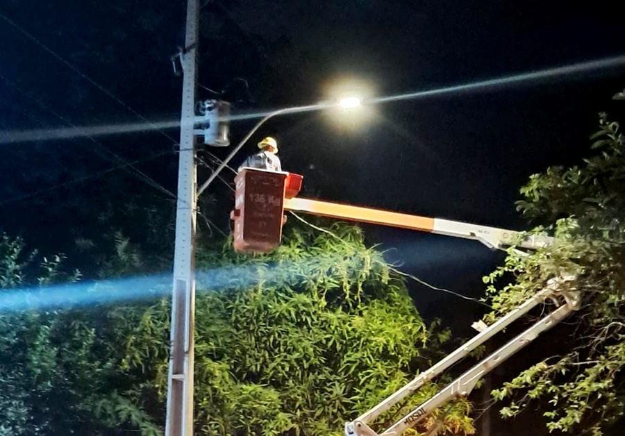 Vereador Júnior Queiroz solicita e Emdur instala iluminação de LED no Ramal Maravilha I