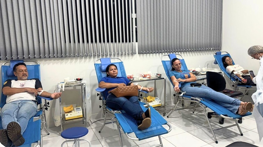 Coleta itinerante em Presidente Médici mobiliza mais de 140 voluntários para doação de sangue