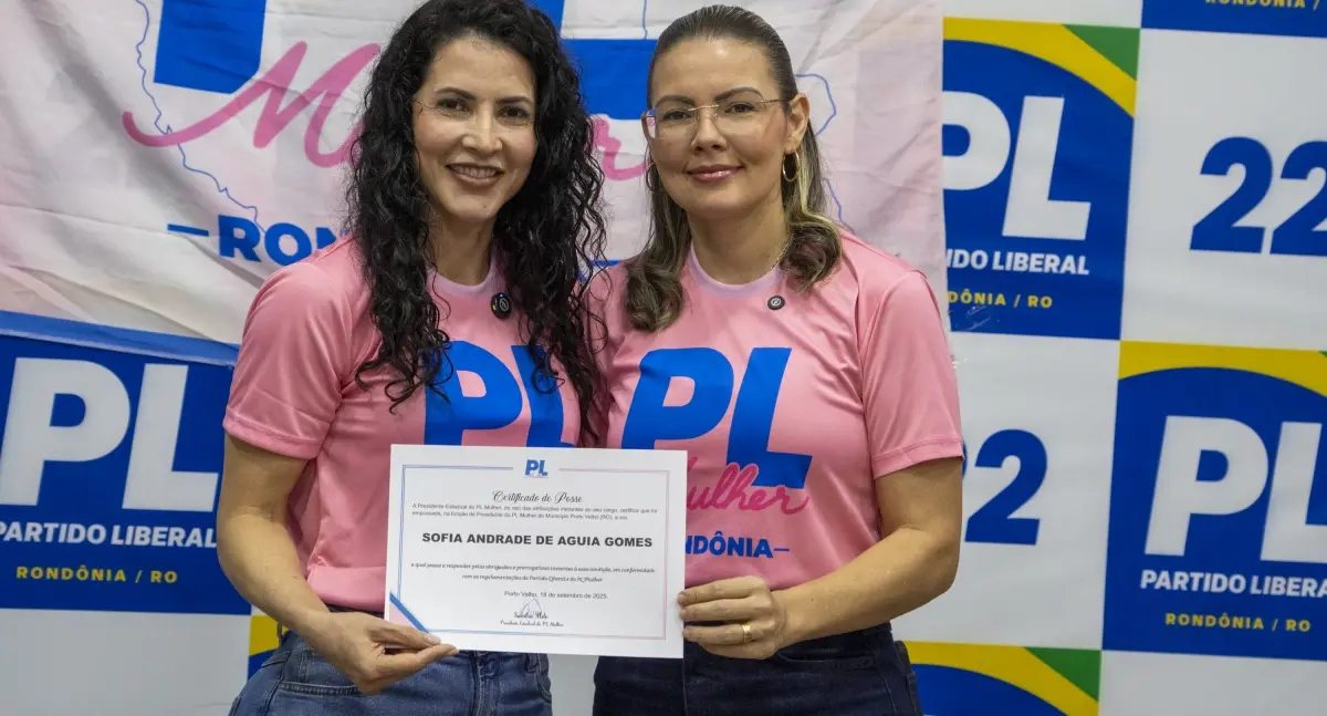 Sofia Andrade assume PL Mulher em Porto Velho e promete fortalecer a direita
