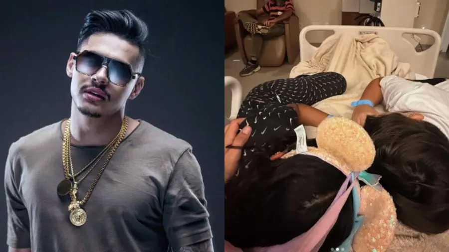 Rapper Hungria se pronuncia direto do hospital após envenenamento por metanol
