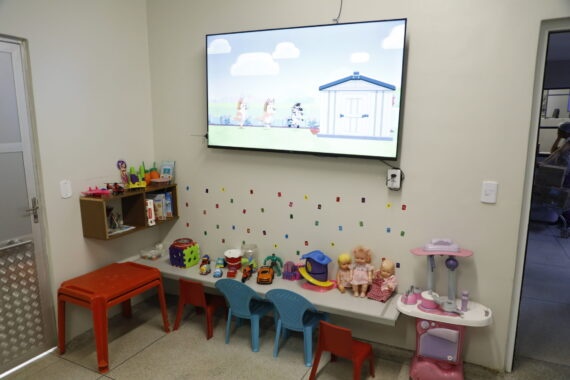 Hospital de Base cria “Cantinho da Brincadeira” no Centro Cirúrgico para acolher crianças