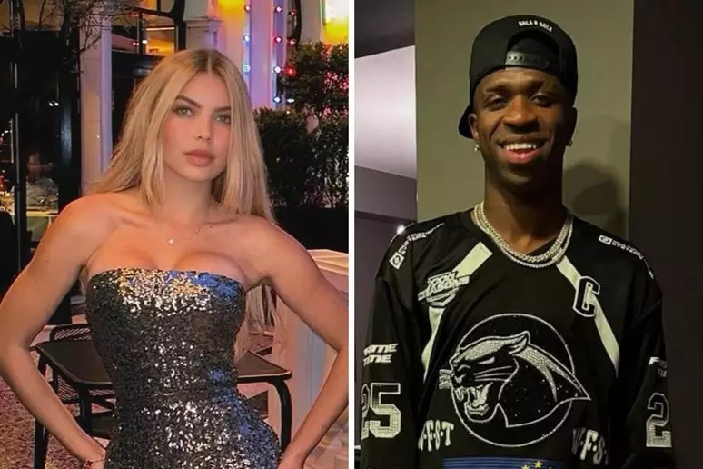 Troca de nudes e paquera, modelo brasileira expõe mais conversas íntimas com Vini Jr.