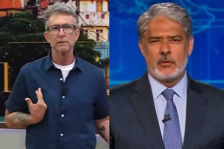 Apresentador Neto detona William Bonner após deboche do jornalista: “Babaca, idiota”