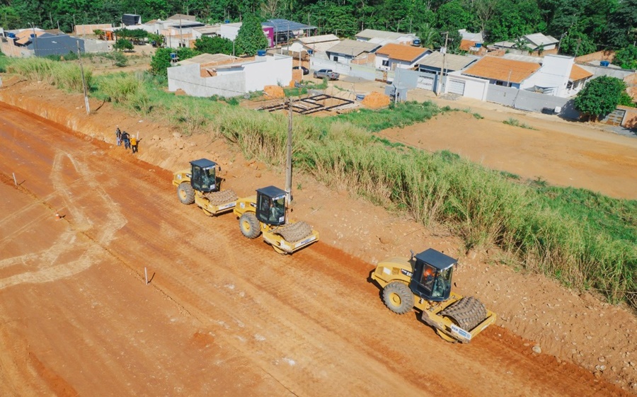 Parceria entre governo de RO e prefeitura de Jaru dá início à pavimentação da Linha 625
