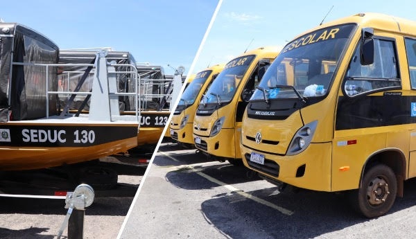 MPRO doa veículos adaptados e participa de entrega de transportes escolares em Porto Velho