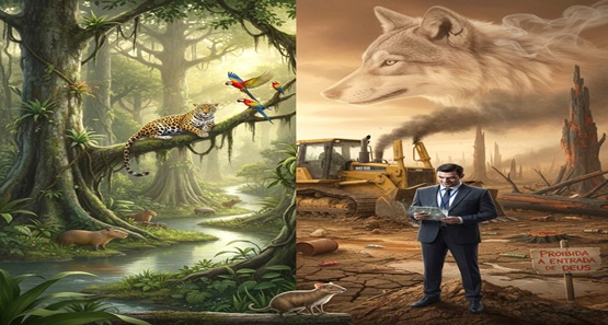 Amazônia: entre o leilão, o homem, o lobo e o lucro