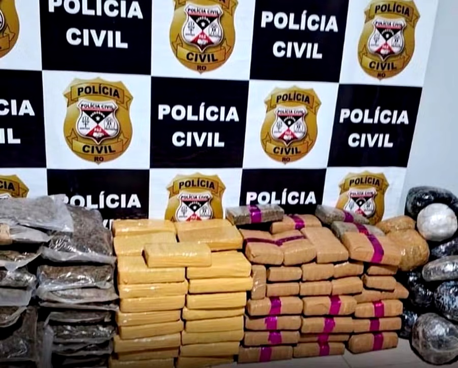 Lancha com quase 200 kg de droga é apreendida após perseguição no Rio Guaporé