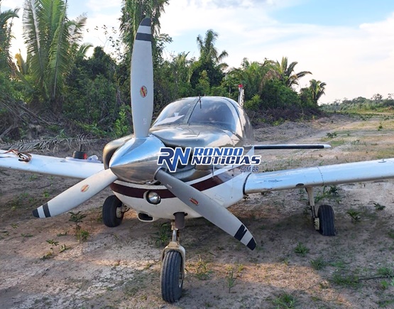 PF apreende aeronave com meia tonelada de droga em operação conjunta em Rondônia