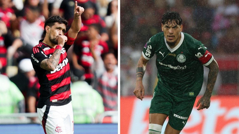 Palmeiras e Flamengo brigam pelo topo do Brasileirão
