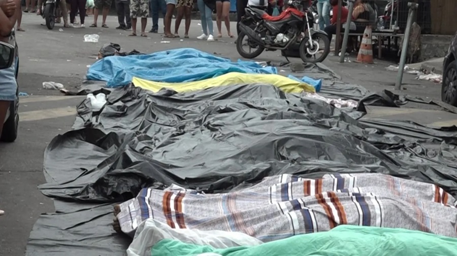 Rio confirma 132 pessoas mortas após operação contra o Comando Vemelho
