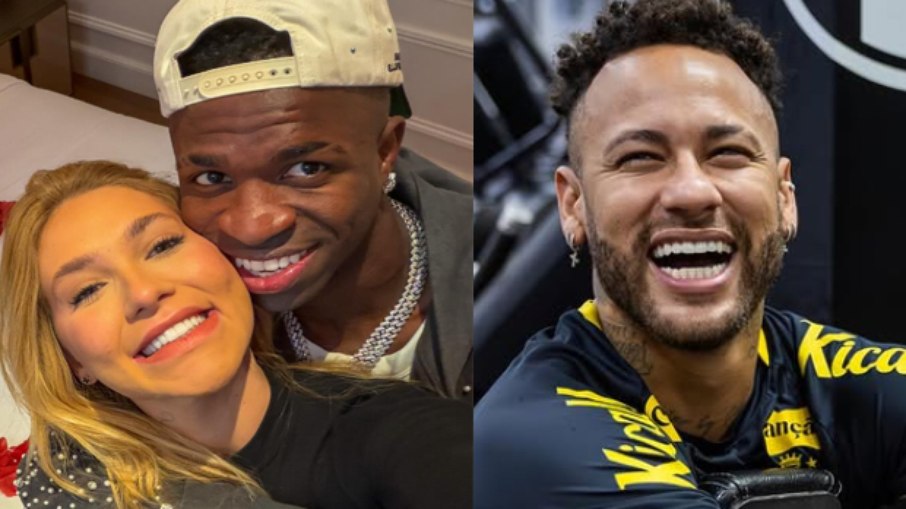 Neymar reage ao pedido de namoro de  Vini Jr. e Virgínia Fonseca após assumir namoro
