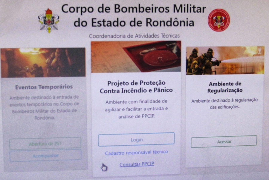 Sistema eletrônico (SisCat) impulsiona a inovação no Corpo de Bombeiros de Rondônia