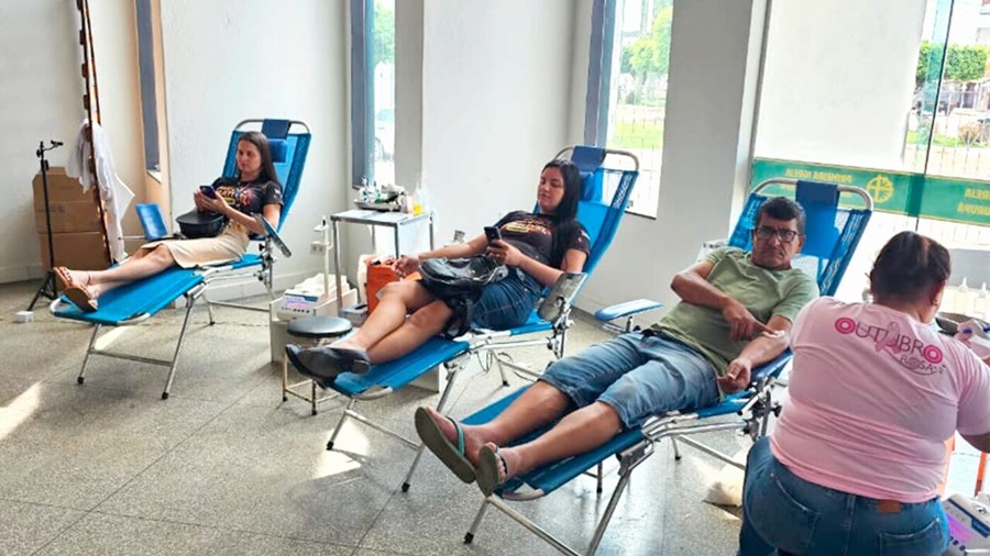 Coleta Itinerante em Urupá mobiliza dezenas de voluntários e reforça estoques de sangue no estado