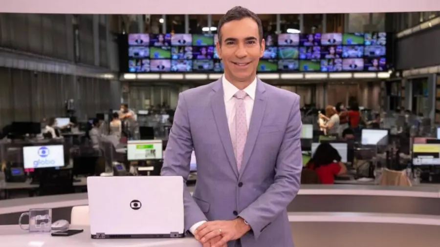 Veja o momento em que César Tralli se despede do ‘Jornal Hoje’ e anuncia seu sucessor
