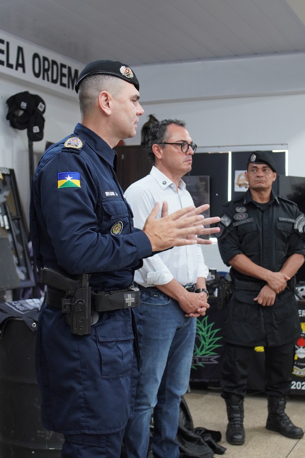 Atuação do BPTAR fortalece segurança em Rondônia com apoio do vice-governador