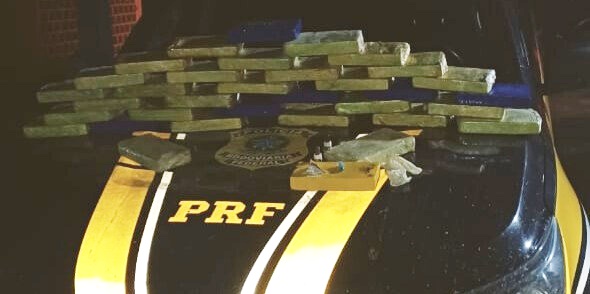 Polícia Rodoviária Federal em Rondônia apreende 34 kg de cocaína em Porto Velho