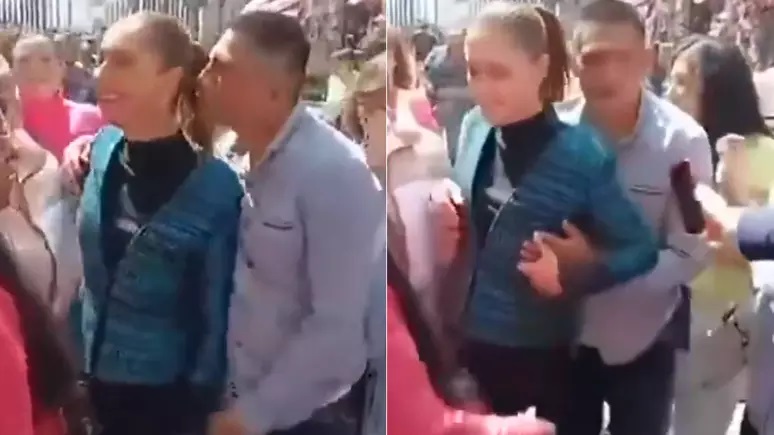 Presidente do México sofre assédio sexual na rua; agressor tentou beijar pescoço e tocar seio