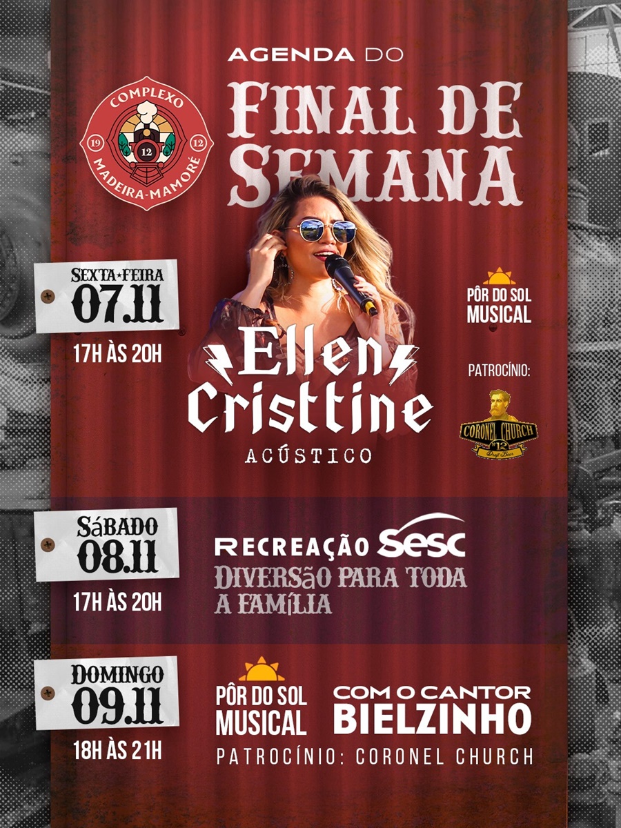 Fim de semana de música, lazer e pôr do sol no Complexo da EFMM