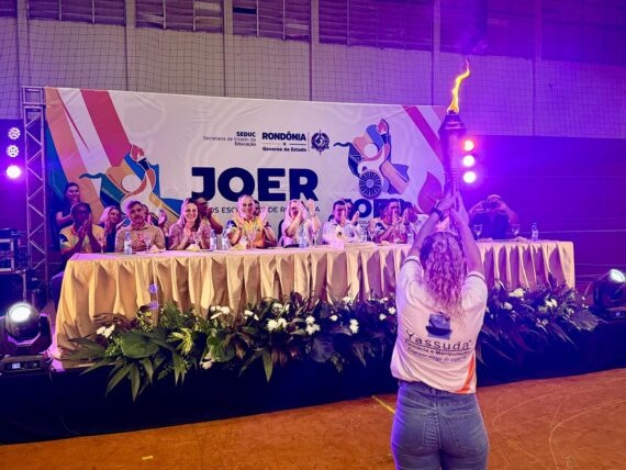 Abertura do Joer 2025 em Cacoal destaca o papel do esporte na formação estudantil