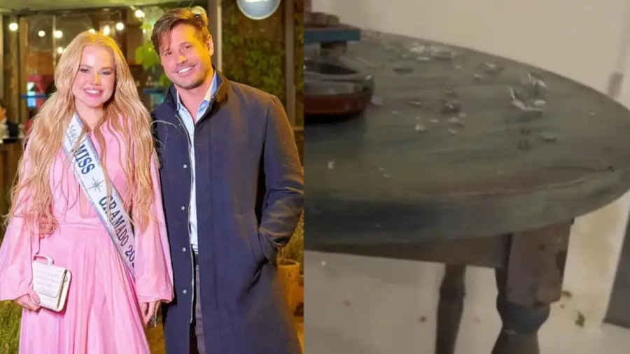 Marcela expõe agressões de Dado Dolabella, apartamento destruído e muito sangue no chão
