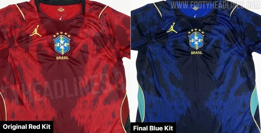 Veja como seria a polêmica camisa vermelha da Seleção Brasileira