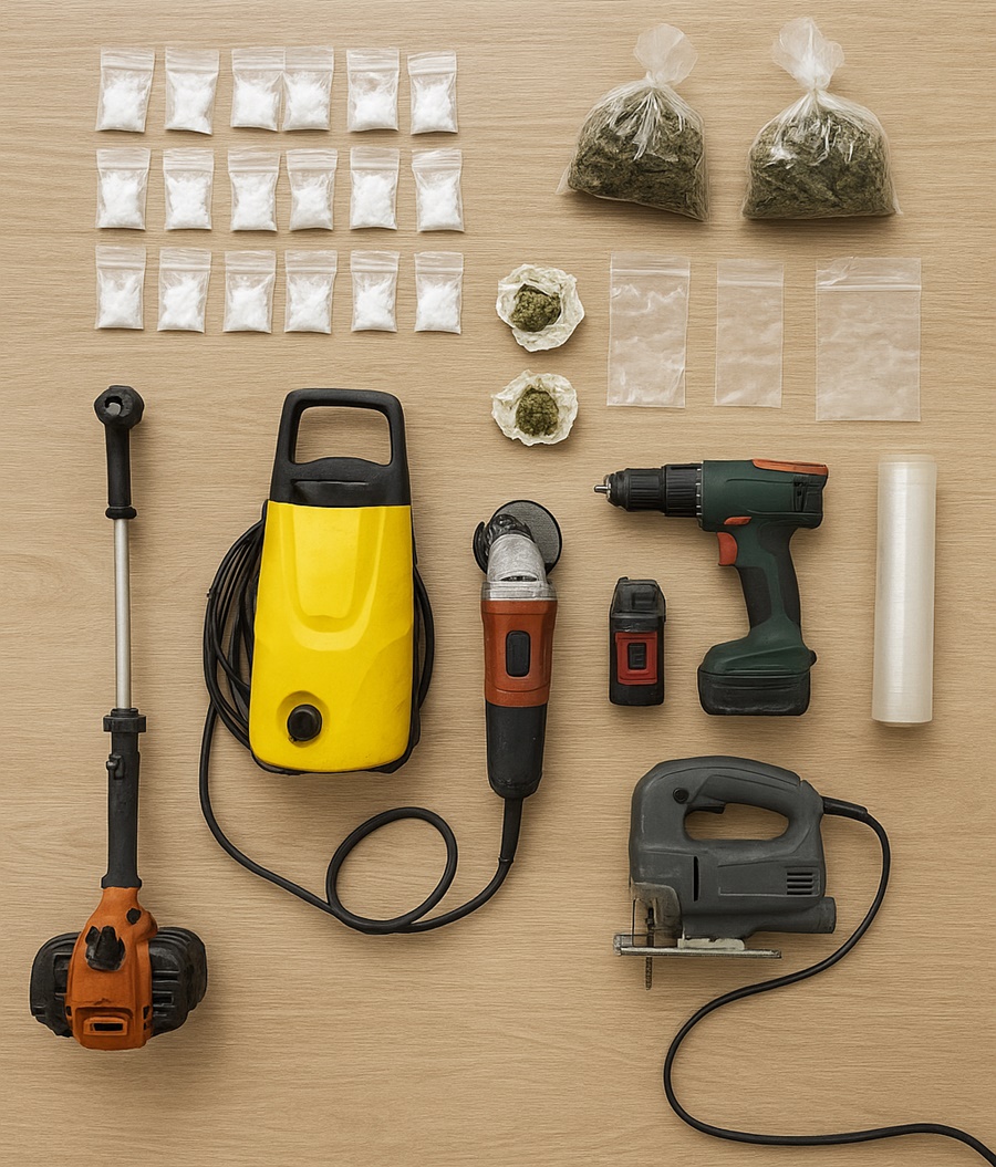 PMRO prende suspeito por tráfico de drogas e recupera ferramentas em Vilhena
