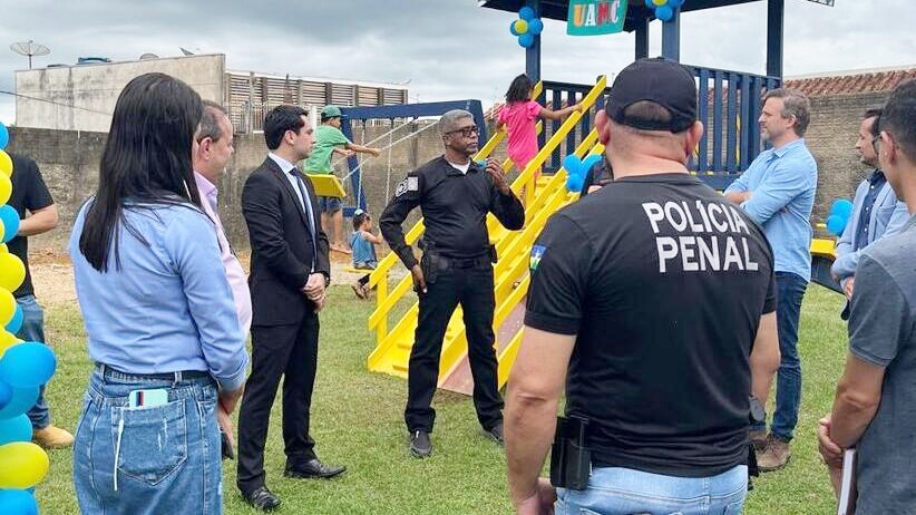 Judiciário inaugura área de lazer em casa de acolhimento no município de Buritis